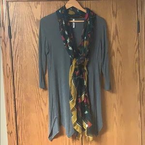 Gray Tunic Top